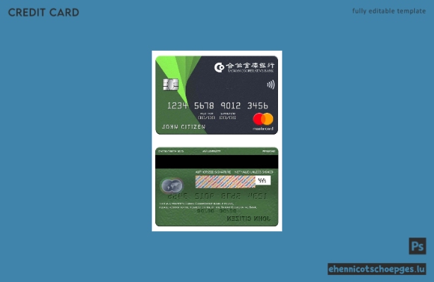 Beispielvorschau der Mastercard der Taiwan Cooperative Bank